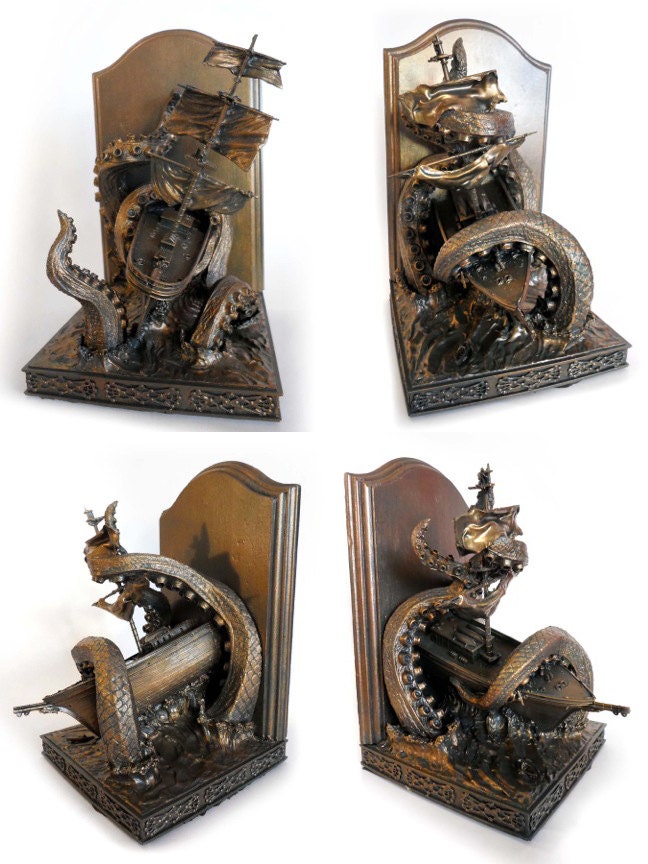 Kraken Bookends, Limited Edition