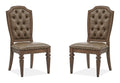 Durango - Wood Dining Side Chair With Upholstered Seat and Back (Set of 2) - Willadeene Brown