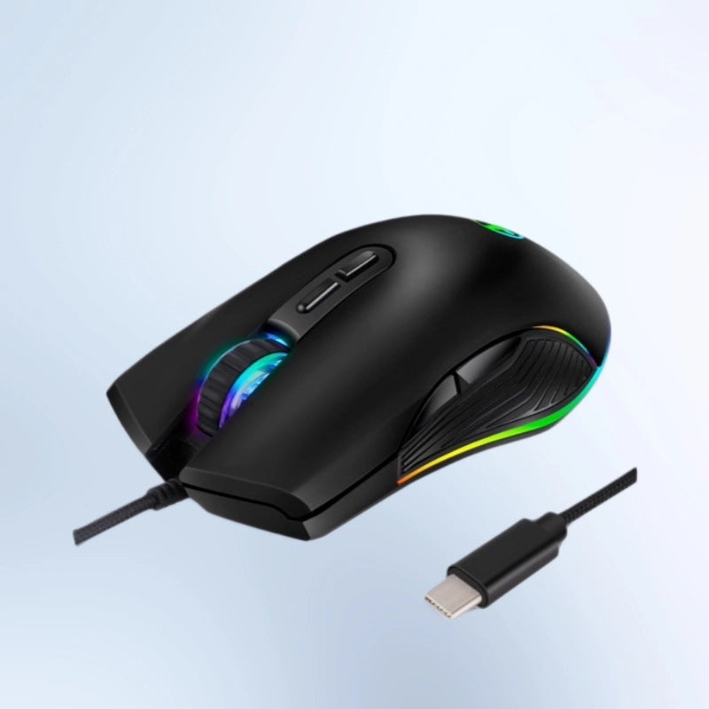 Ergonomic Design Wired RGB Professional Gaming Mouse Optical Gamer Mice Adjustable DPI Mouse With Backlight For Computer