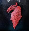 Jersey Devil Magnet, Hand Painted Resin Sculpture | Cryptid Fantasy Decor | Urban Legend Jersey Devil Magnet for Horror and Gothic Decor