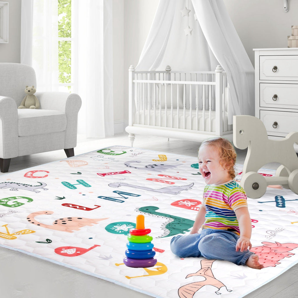 71x59IN Baby Play Mat Non-Slip Baby Crawling Mat Foldable Playpen Mat Machine Washable for Newborns Infants Babies Toddlers