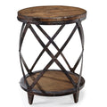 Pinebrook - Round Accent Table - Distressed Natural Pine