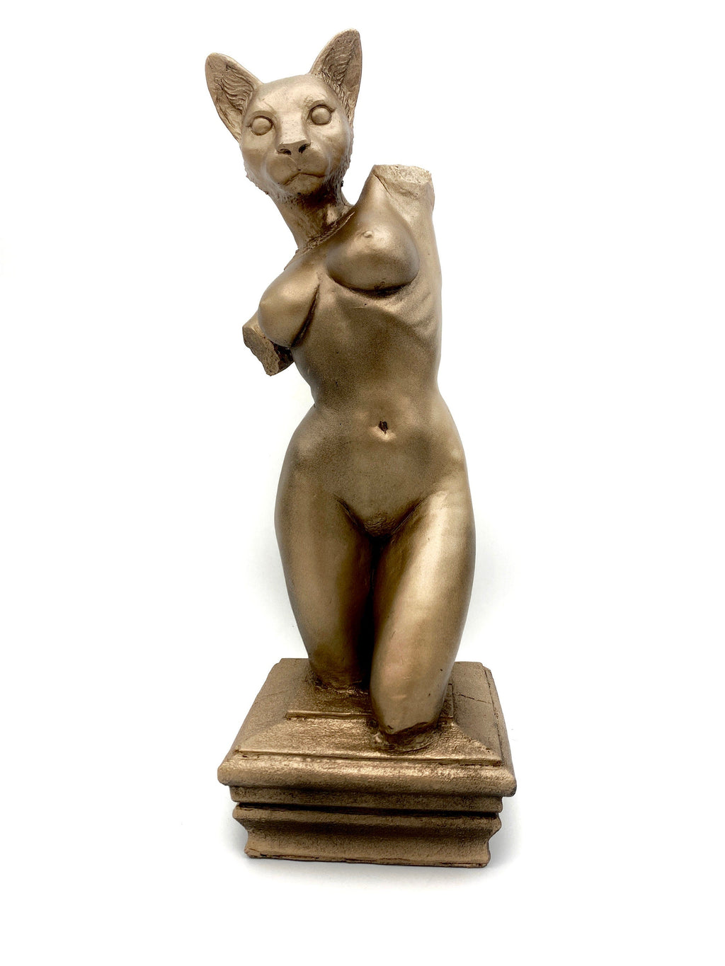 Bast Statue 12" version | Mythological Deities Figurine | Myths and Legends Bastet Statue | Egyptian Altar Statue for Gothic and Home Decor