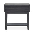 Lindon - Dark Open Nightstand - Coffee Bean