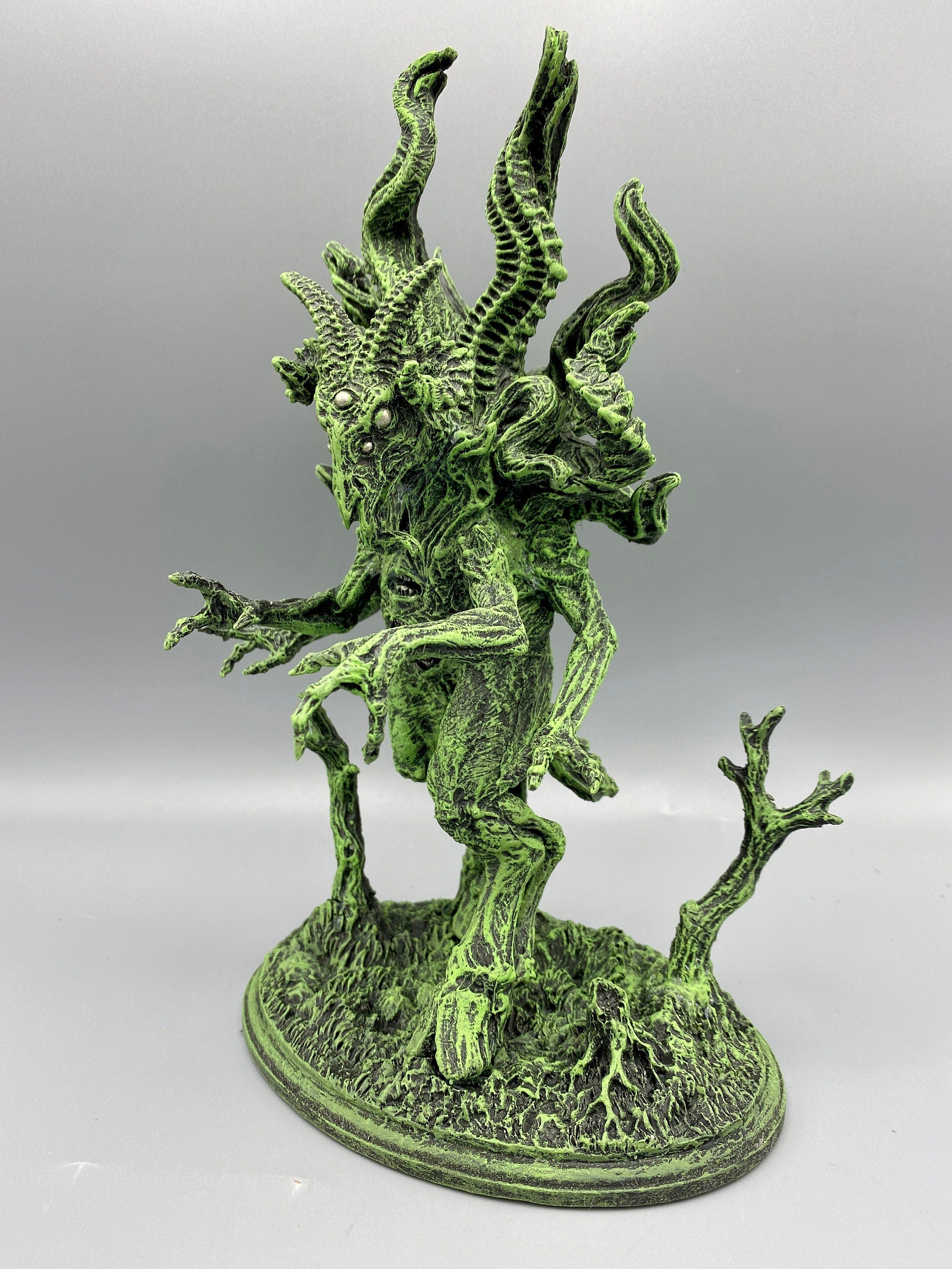 H.P. Lovecraft’s Shub-Niggurath Statue, Hand Painted Sculpture | Cthulhu Mythos Monster Figurine | Lovecraftian Horror Decor and Gamer Gift