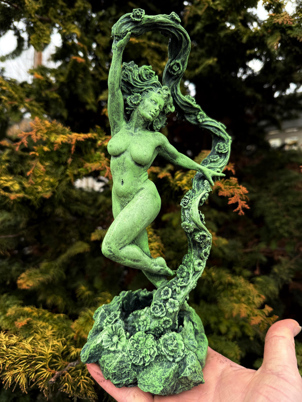Gaia Statue: Goddess of the Earth | Mythological Gods Figurine | Myths and Legends Statue |Statue for Nature and Fantasy Art Lover Decor
