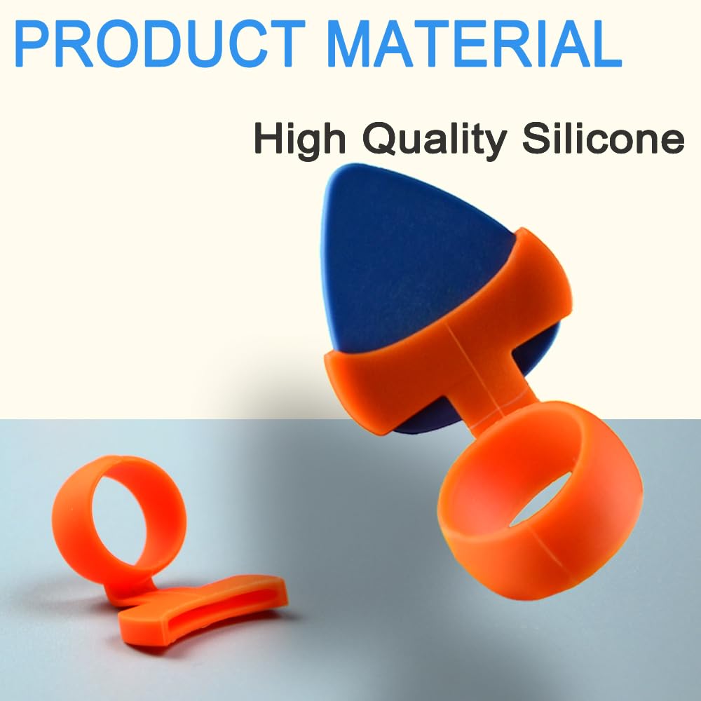 Ergonomic Guitar Pick Grips – Durable Silicone for All Playing Styles