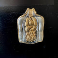 Human Anatomy, Milagro Ex Voto Magnet, Hand Painted Resin Sculpture | Gothic Fantasy Decor | Anatomy Magnet for Fantasy and Gothic Decor