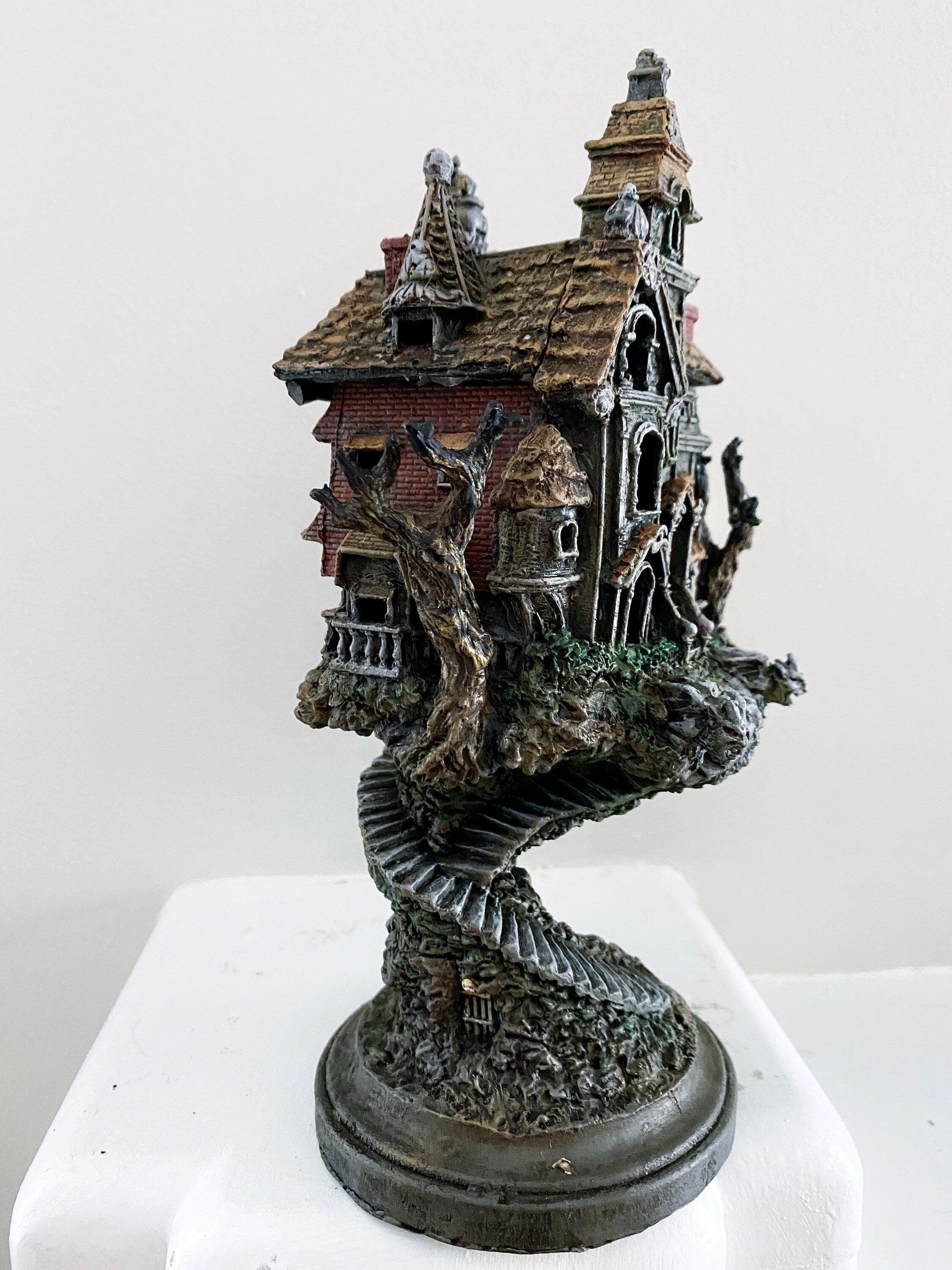 Haunted Mansion, with LED tea light, Full Color