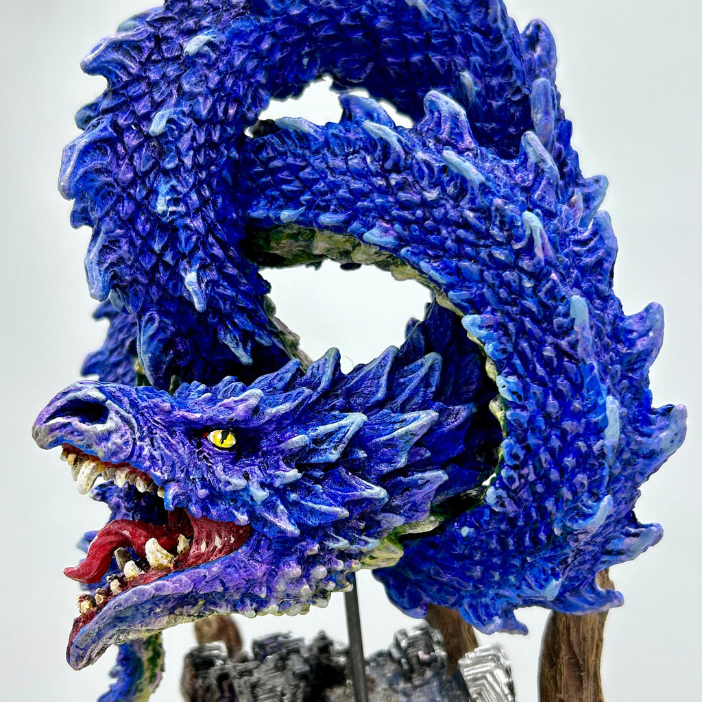 Ouroboros, World Serpent Statue, Full Color