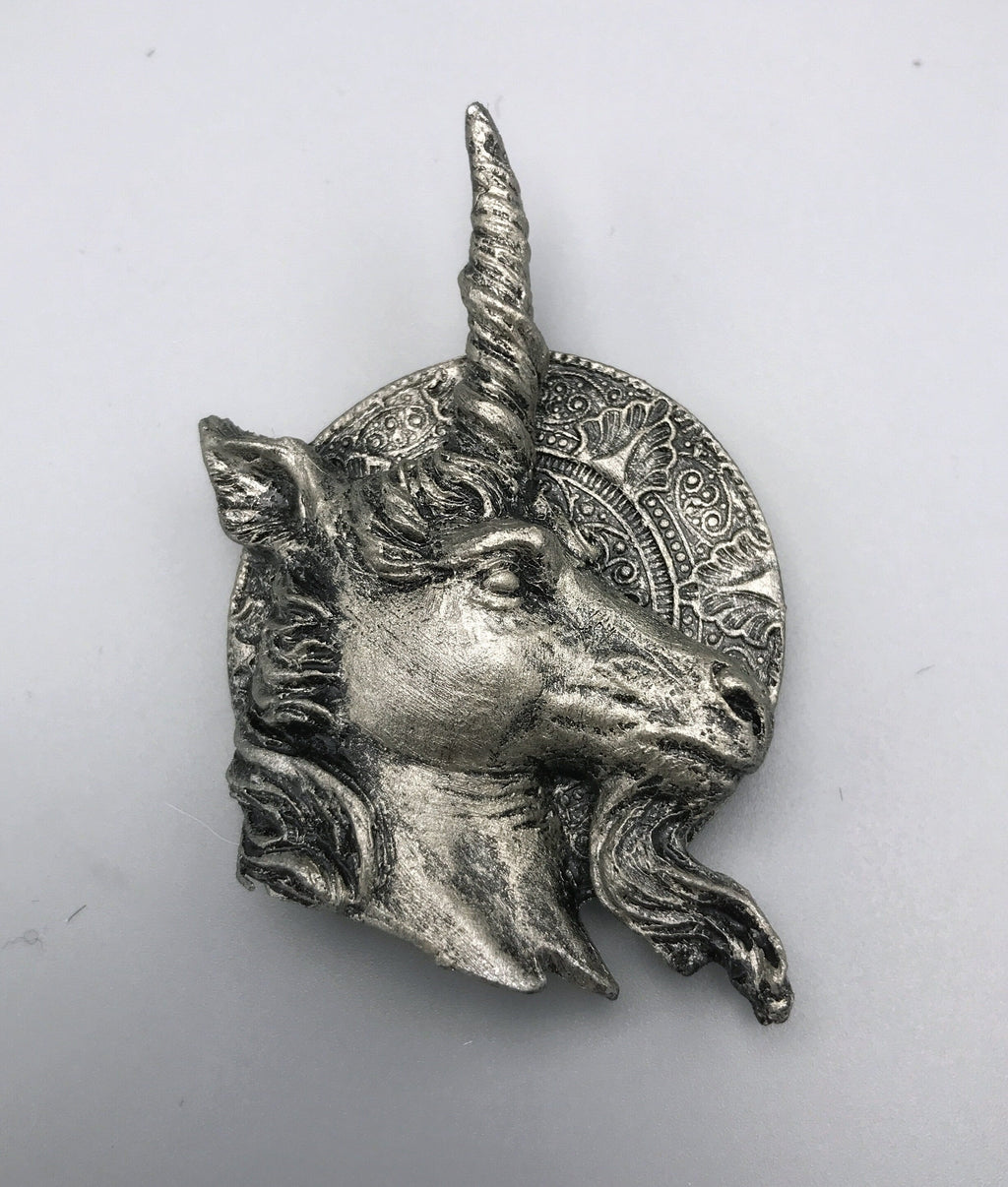 Unicorn Magnet, Hand Painted Resin Sculpture | Mythic Fantasy Decor | Legendary Unicorn Magnet for Fantasy and Gothic Decor