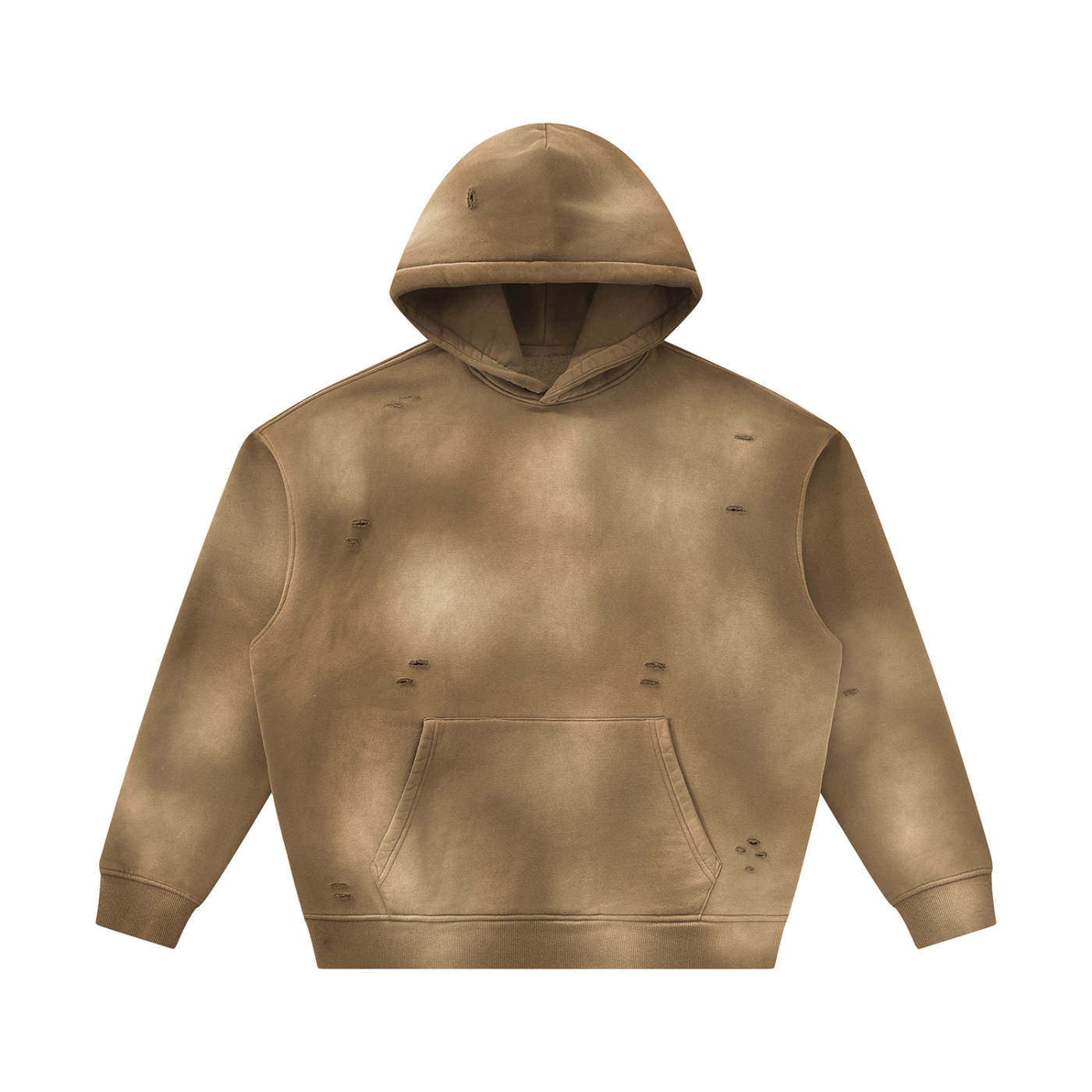 Loki & Ivy Unisex Sunfade Frayed Fleece Hoodie