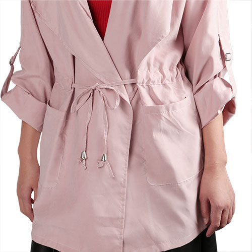 Women's Lightweight Hooded Trench Coat