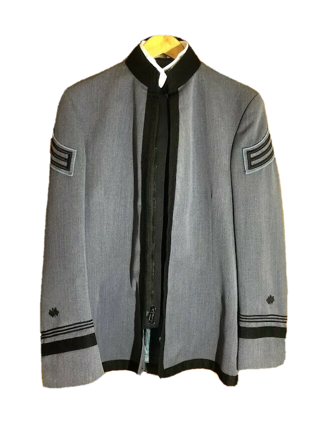 USED - Dress Grey Uniform Coat w/ chevrons - USMA - West Point - cadet
