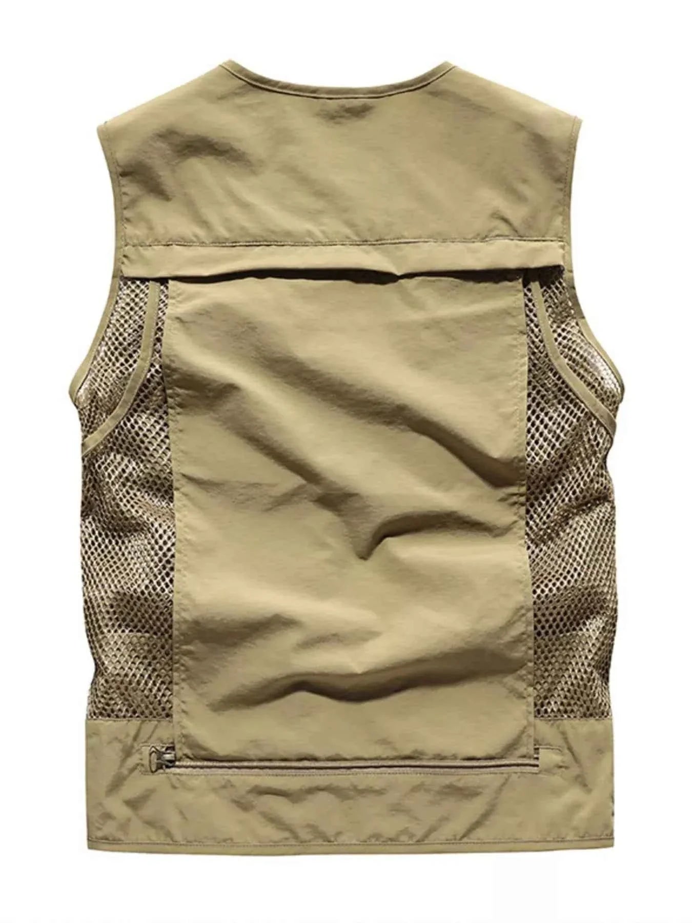 MegaFit Men's Quick-Dry Multi-Pocket Mesh Vest