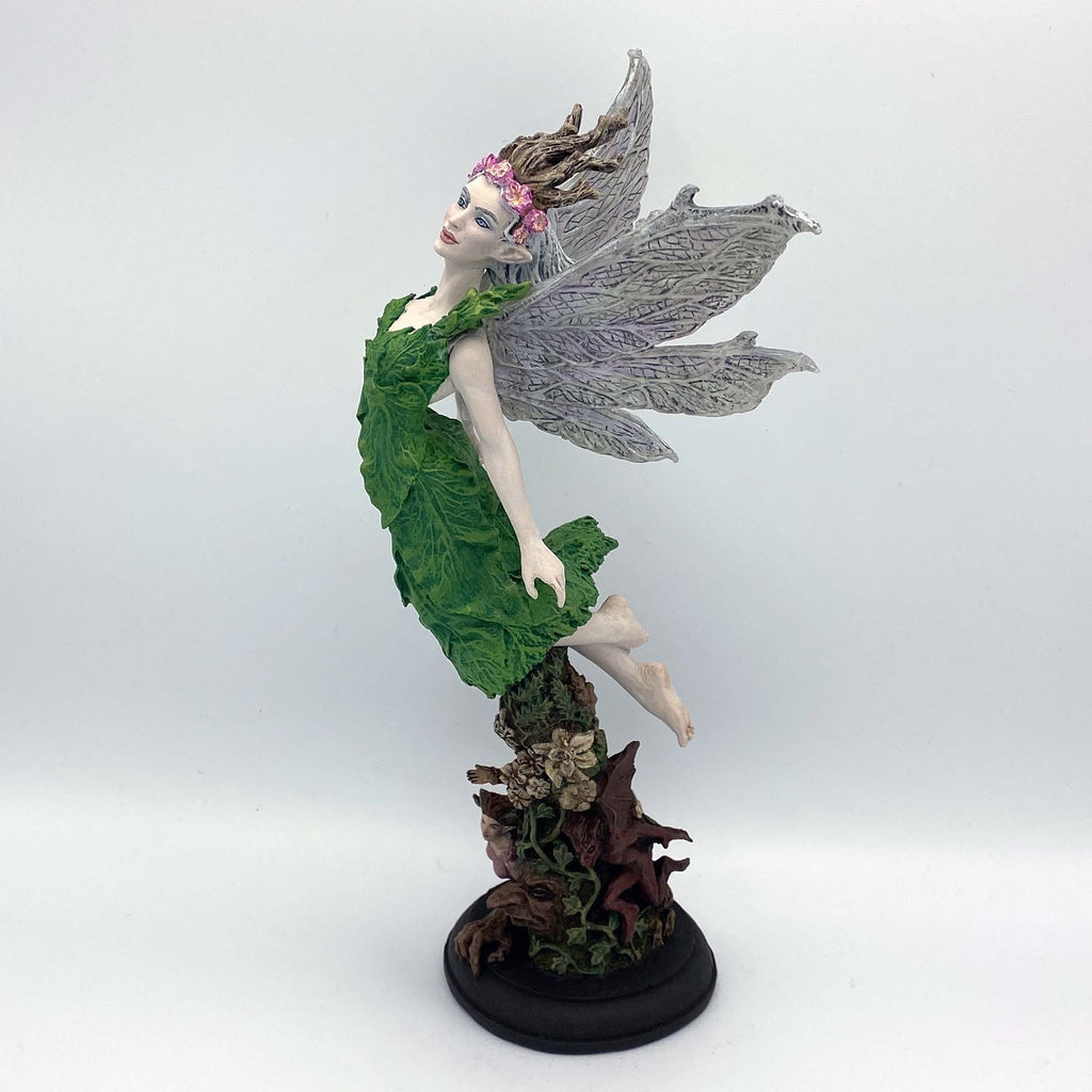 Titania, Queen of the Fairies Statue, Hand Painted Resin Sculpture | Mythic Elven Queen Figurine | Fairy Tale Character, Fantasy Art Decor