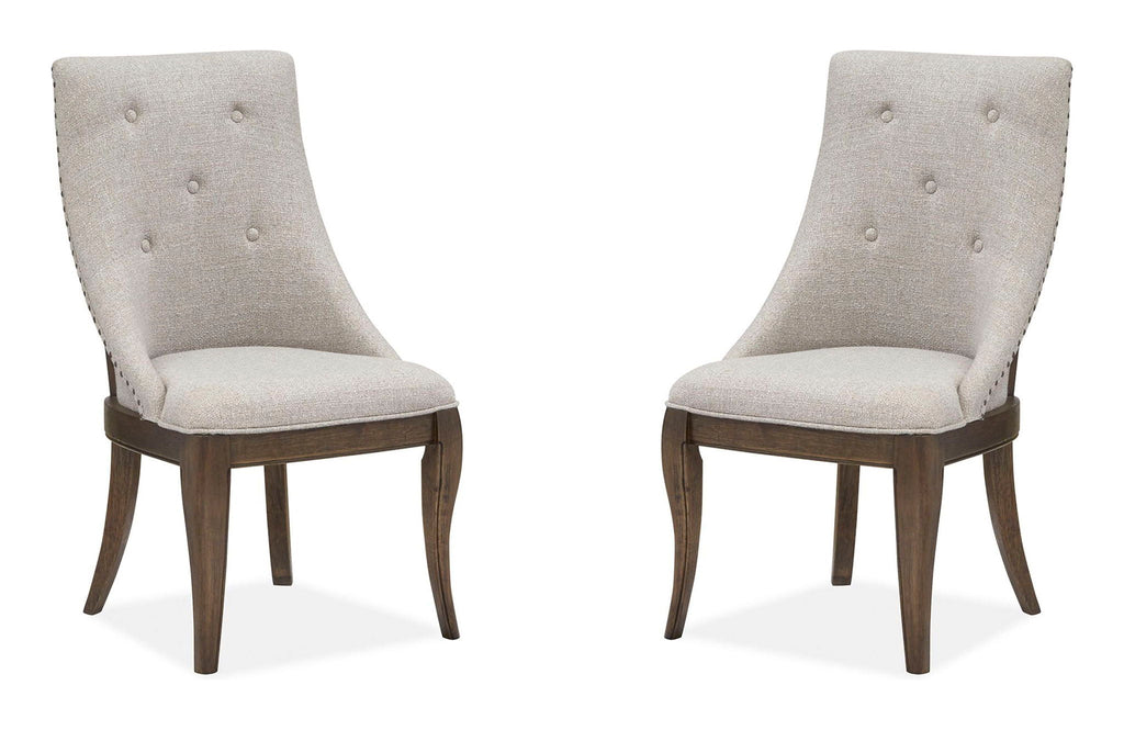Roxbury Manor - Dining Arm Chair With Upholstered Seat and Back (Set of 2) - Homestead Brown