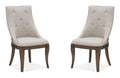 Roxbury Manor - Dining Arm Chair With Upholstered Seat and Back (Set of 2) - Homestead Brown