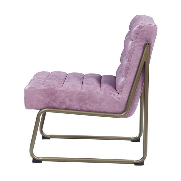 Loria - Accent Chair - Wisteria Top Grain Leather