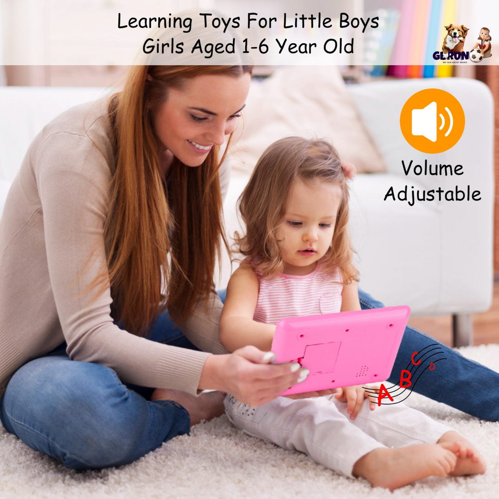 Baby Learning Tablet Educational Mini Pads Toys Touch Learn Toddler Tablet For ABC Numbers Words Gift For Boys Girls Aged 1-6 Year Old Kids