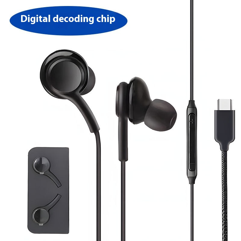 Headphone Earphone For Smart Phones  with Stereo In-Ear Headset Wire Earphones