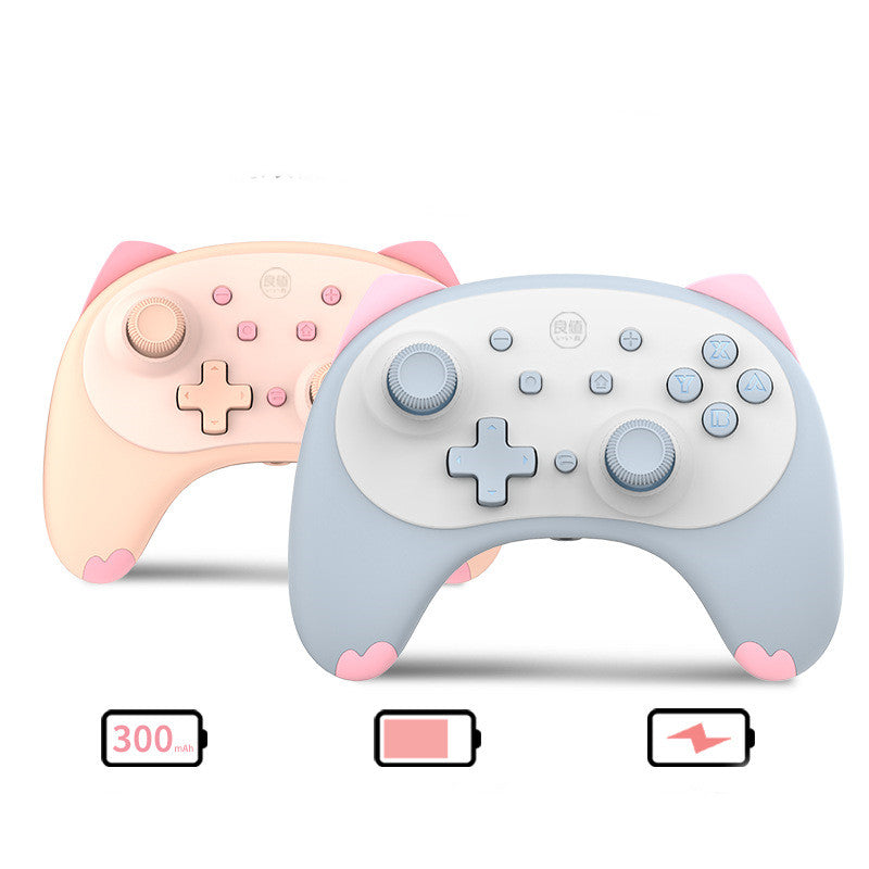 Cute Mini Cat Type Bluetooth Wireless Joystick Gamepad Controller Compatible With PC Laptop