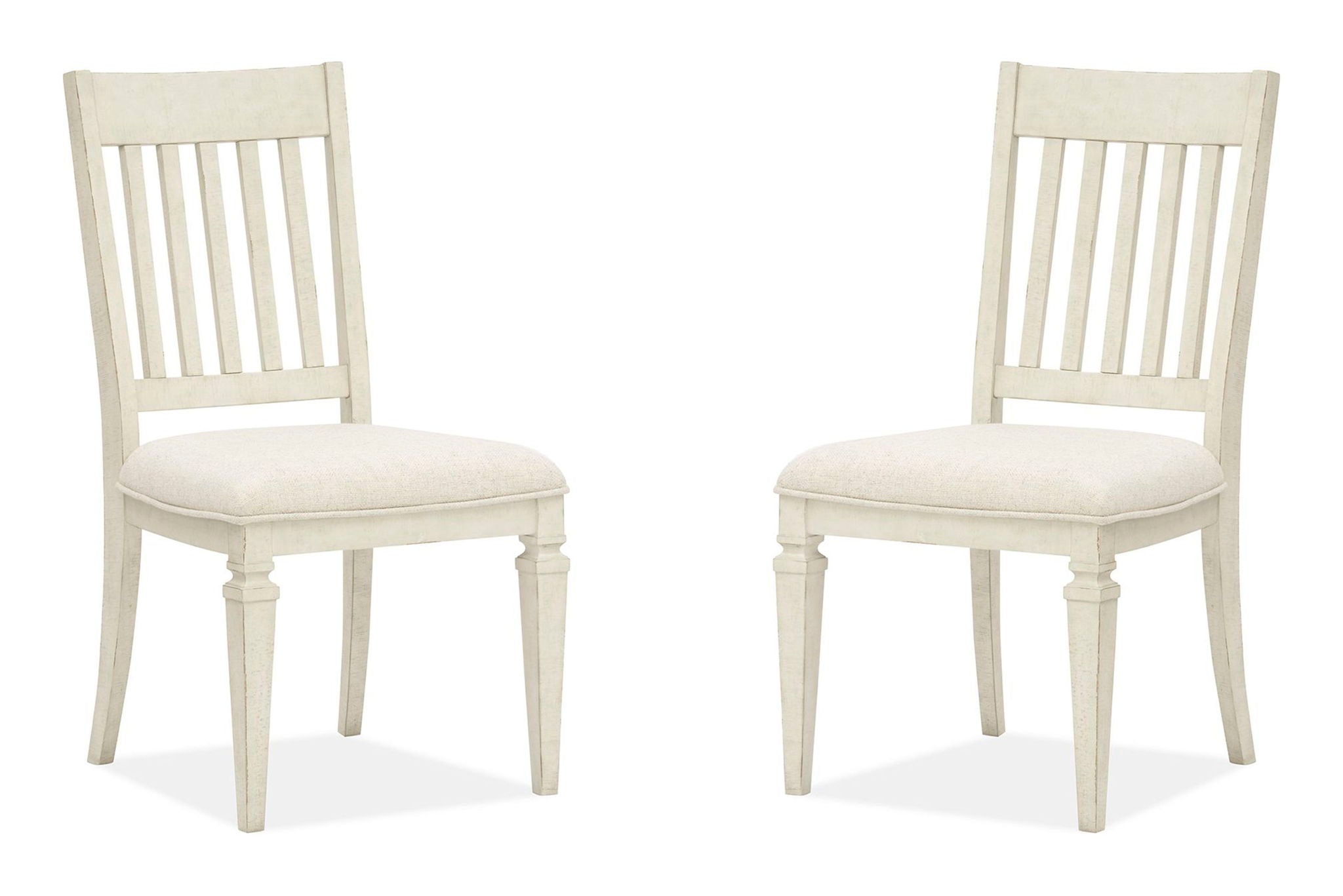 Newport - Dining Side Chair With Upholstered Seat (Set of 2) - Alabaster