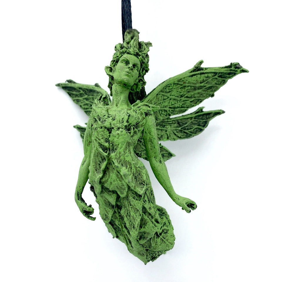 Titania, Queen of the Fairies Ornament, Hand Painted Resin Sculpture | Mythic Elven Queen Figurine | Fairy Tale Ornament, Fantasy Art Decor
