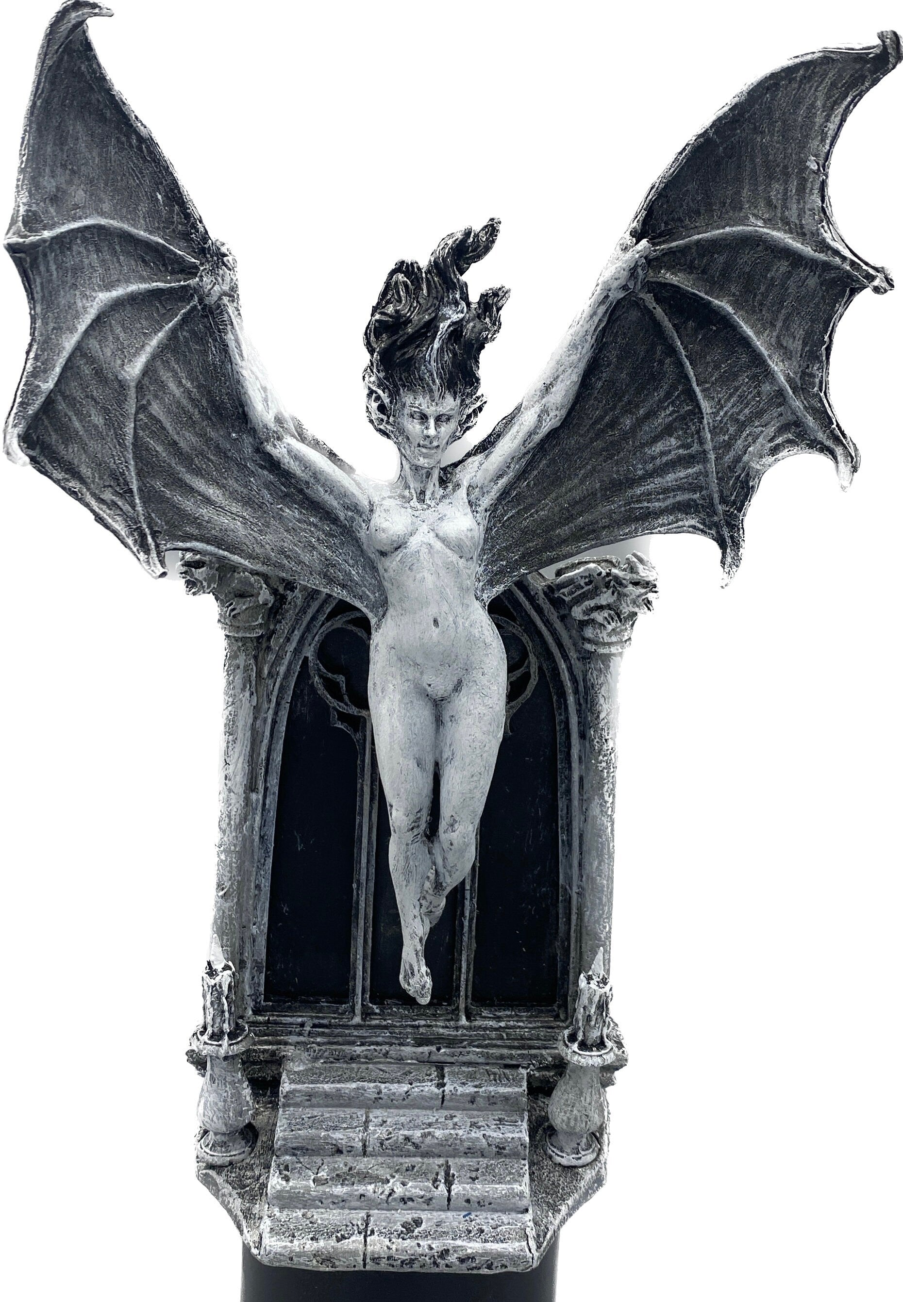 Carmilla the Vampire Statue, Hand Painted Resin Sculpture | Legendary Vampire Figurine |Victorian Gothic Horror|Gothic Gift and Spooky Decor