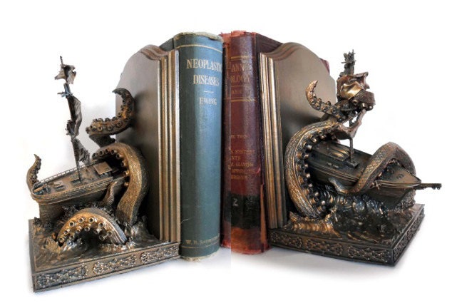 Kraken Bookends, Limited Edition
