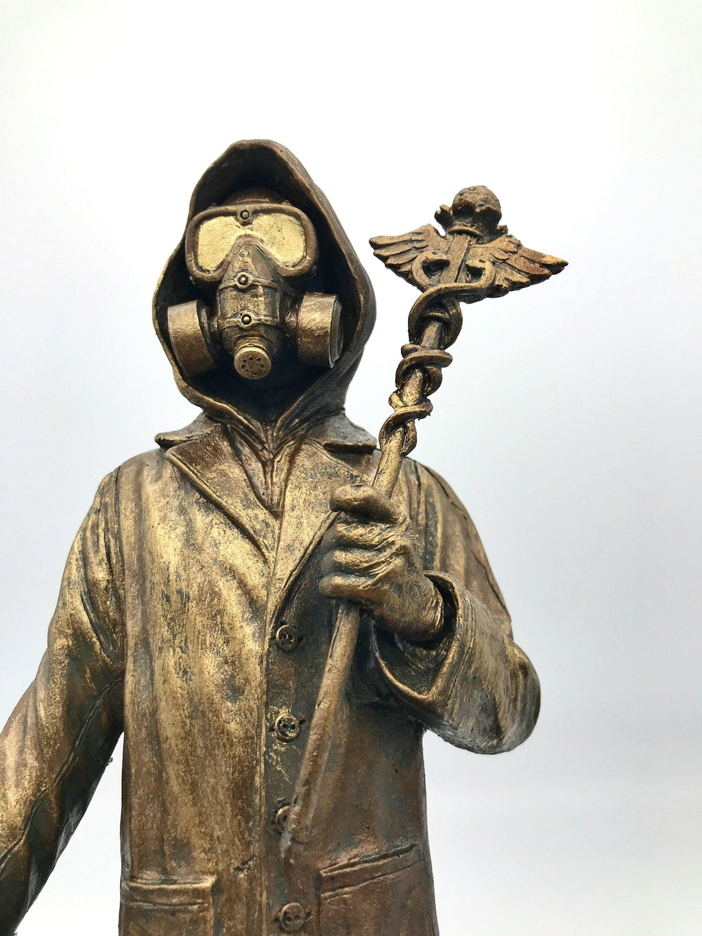 Healthcare Worker Bust, Bronze Finish,  Doctors Without Borders Charity