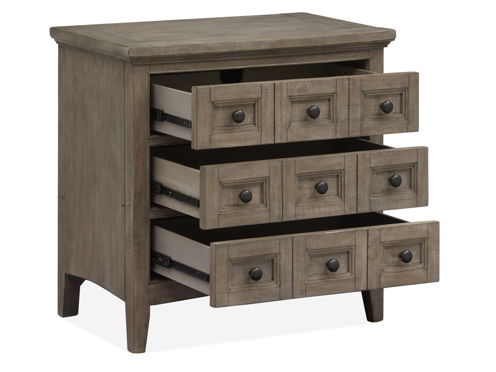 Paxton Place - Wood Drawer Nightstand - Dove Tail Gray