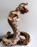 Medusa Statue, Full Color Resin Sculpture |. Mythological Creature Figurine | Myths and Legends Character Statue | Fantasy Art Lover Gift