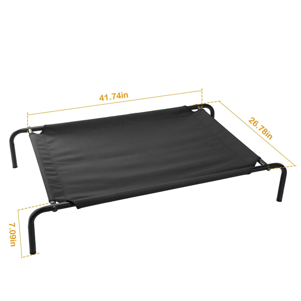 Elevated Pet Bed Dogs Cot Dogs Cats Cool Bed S/M/L Heavy-Duty Breathable Washable Indoor Outdoor Use