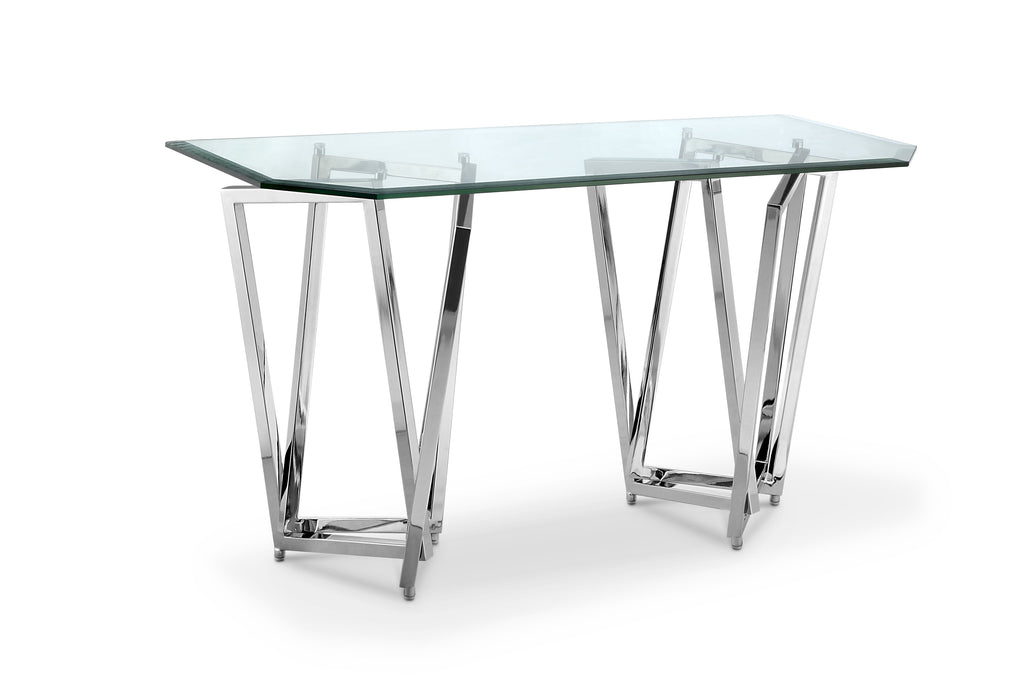 Lenox Square - Rectangular Sofa Table - Chrome
