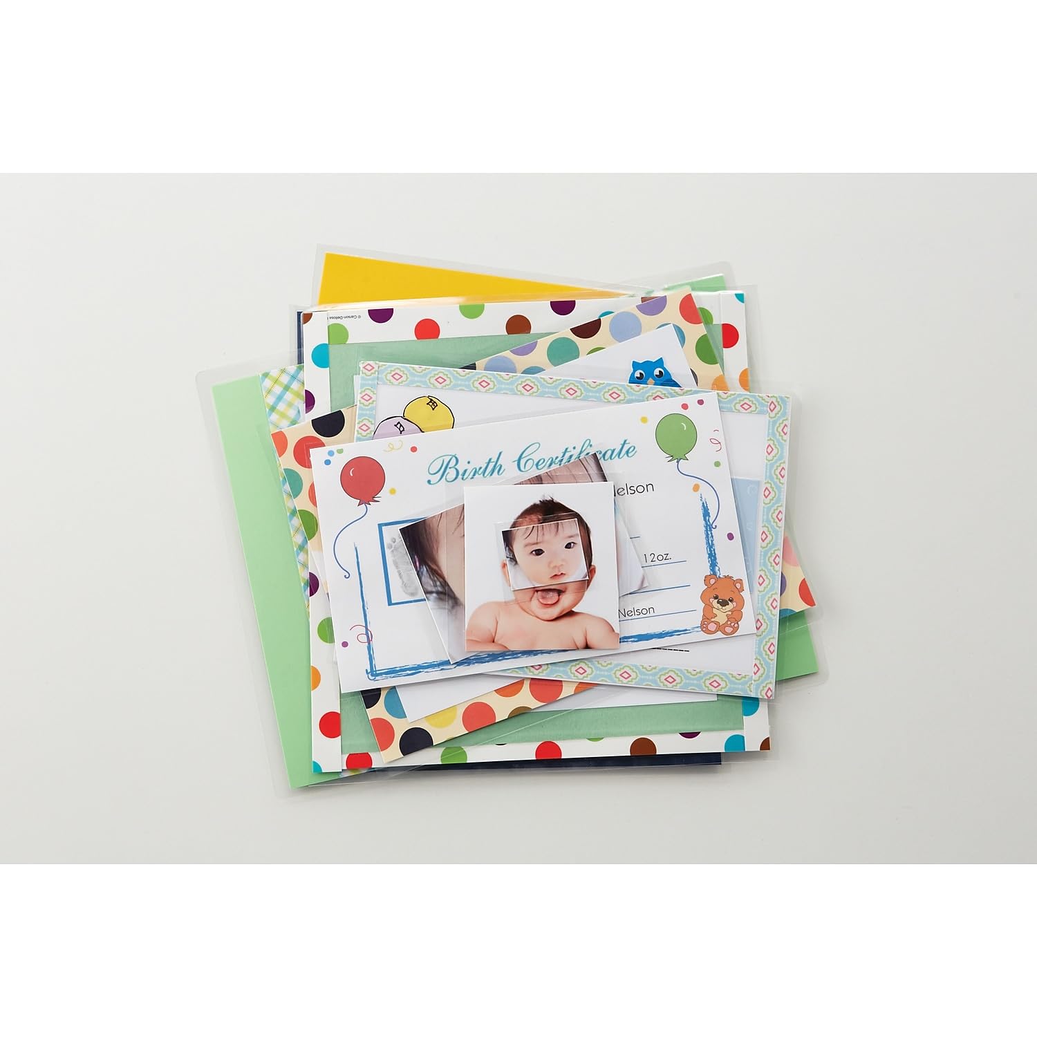 Scotch 3M Self-Sealing Laminating Sheets, 9x12" letter size LS854SS10, 10 sheets