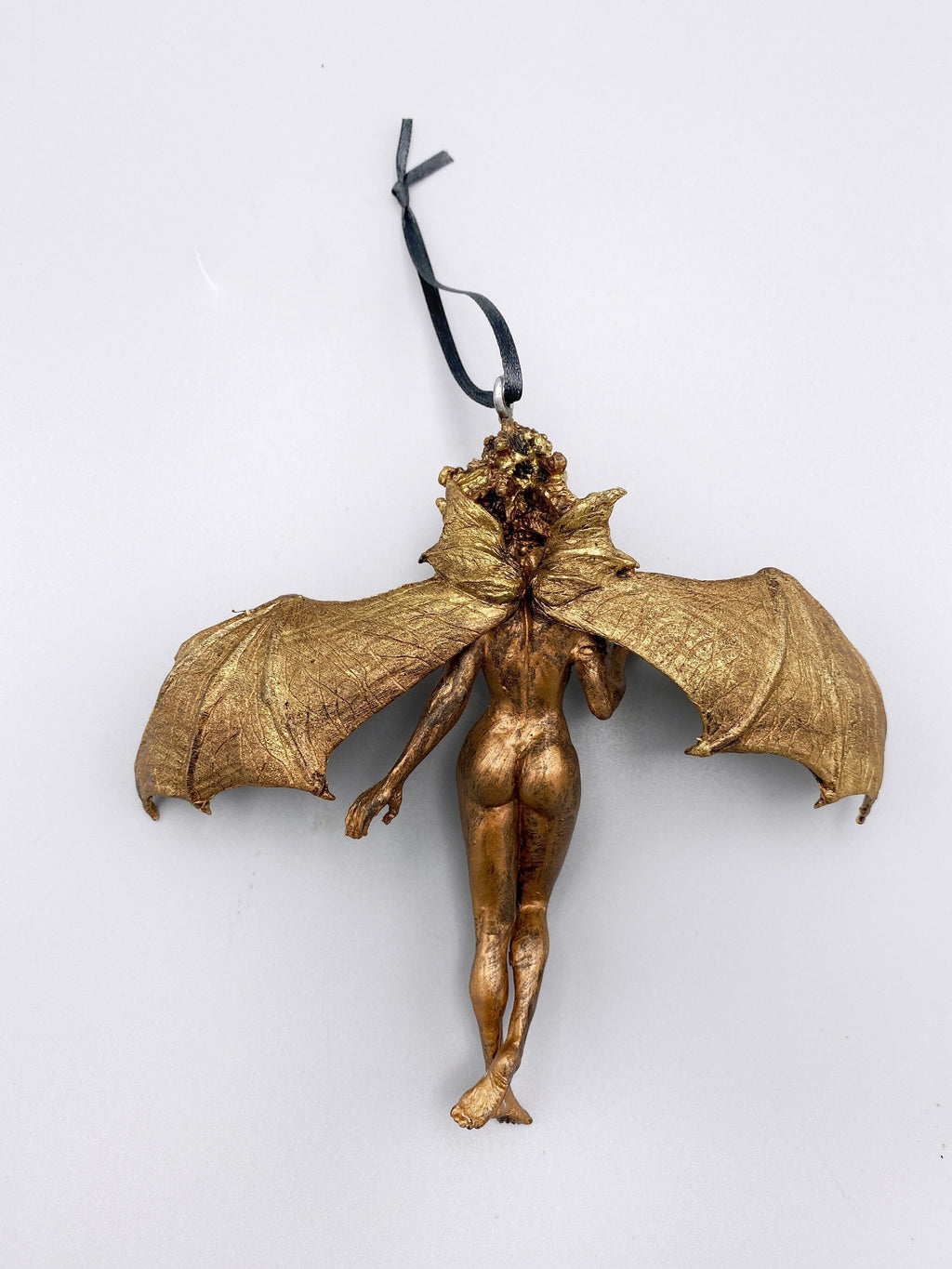 Lilith Ornament, Hand Painted Resin Sculpture | Mythic Goddess Figurine |Myths and Legends Character Ornament for Gothic Home Decor
