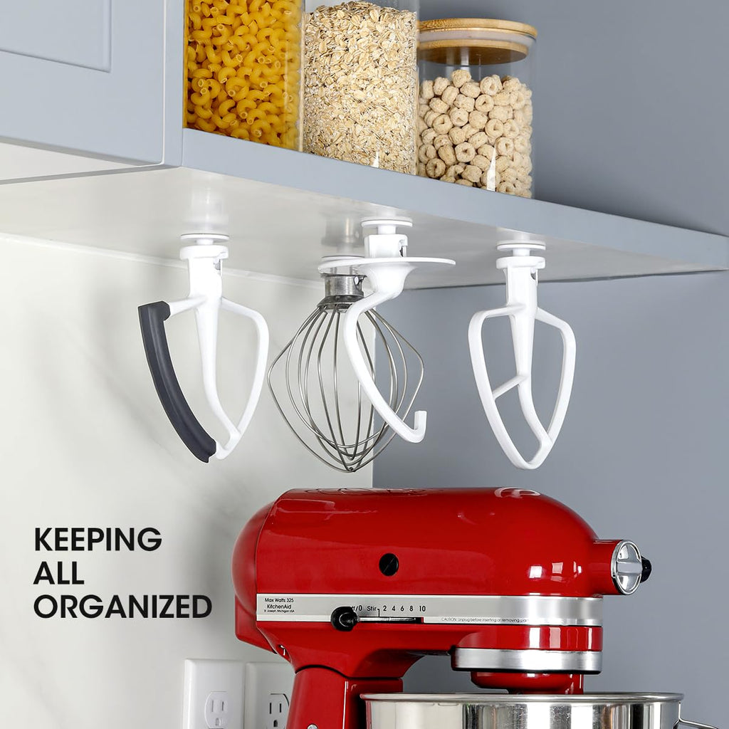 Aieve 4 Pack Stand Mixer Attachment Holders Compatible with Kitchenaid Mixer Acc