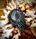 Nautilus Ornament, Hand Painted Resin Sculpture | Nautical Sea Creature Figurine | Ocean Themed Nautilus Ammonite Ornament for Holiday Decor