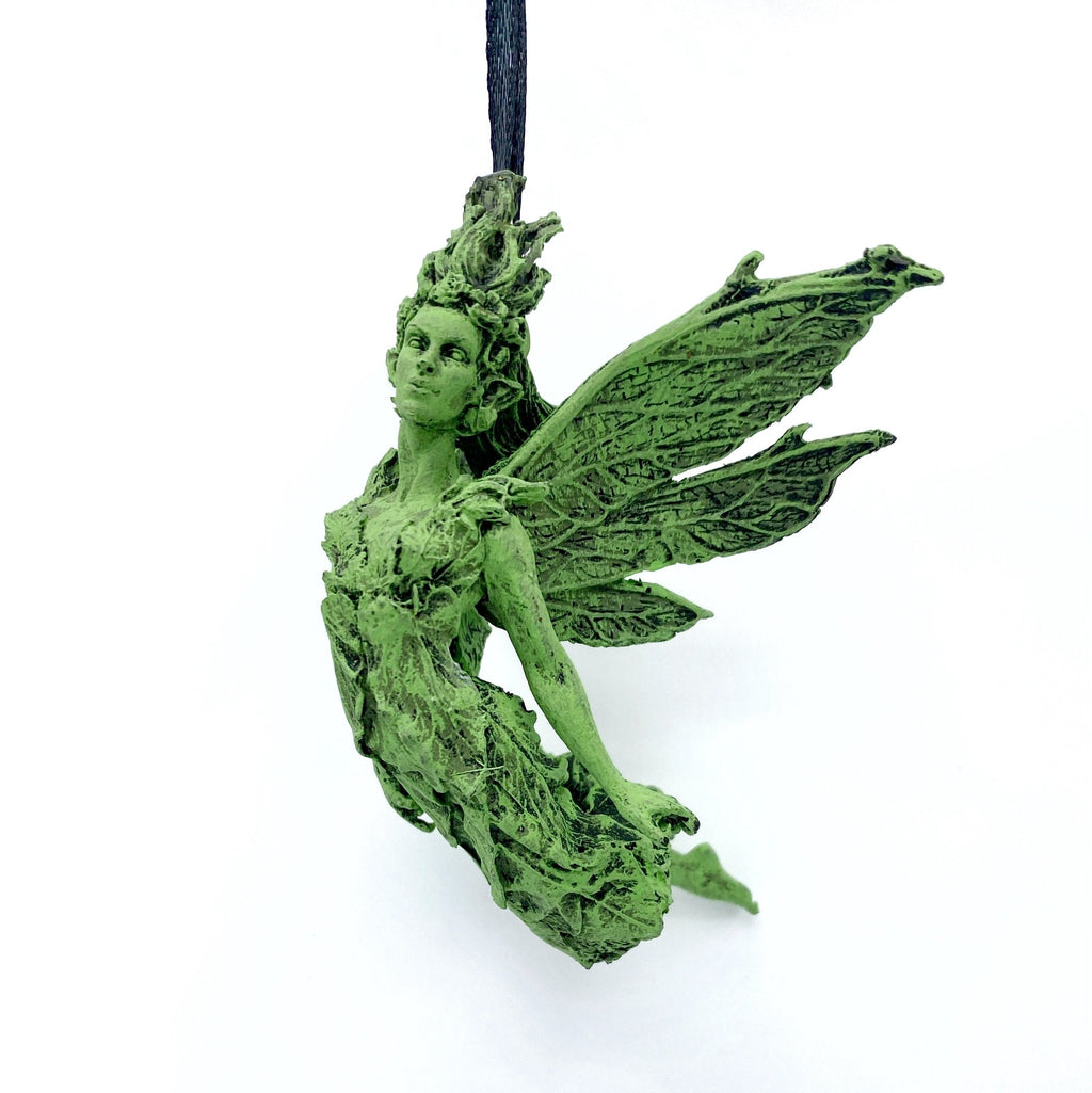 Titania, Queen of the Fairies Ornament, Hand Painted Resin Sculpture | Mythic Elven Queen Figurine | Fairy Tale Ornament, Fantasy Art Decor