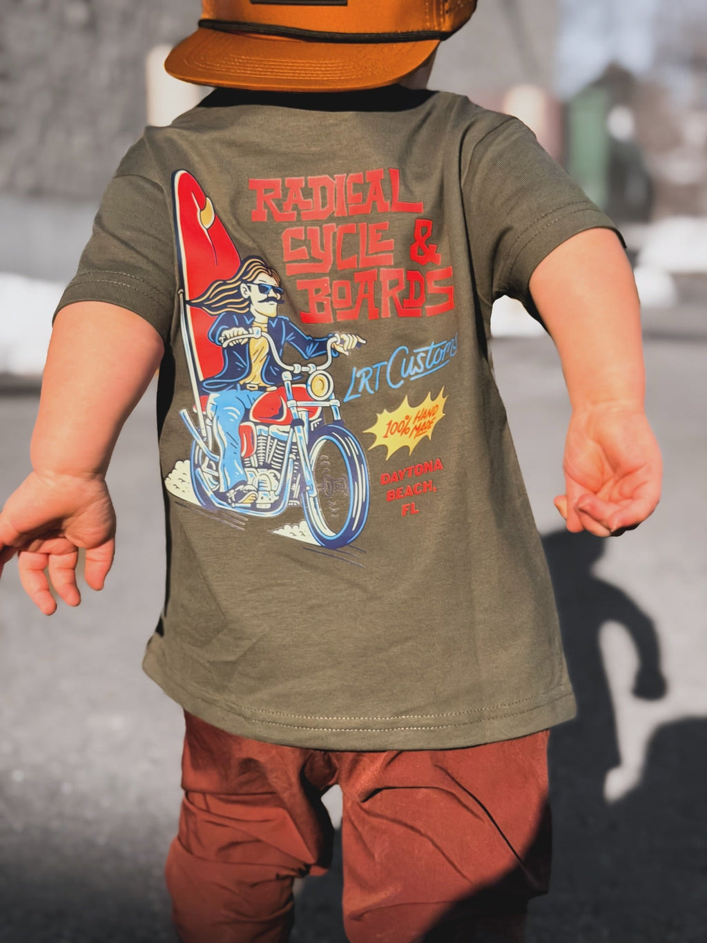 RADICAL CYCLE AND BOARDS TEE