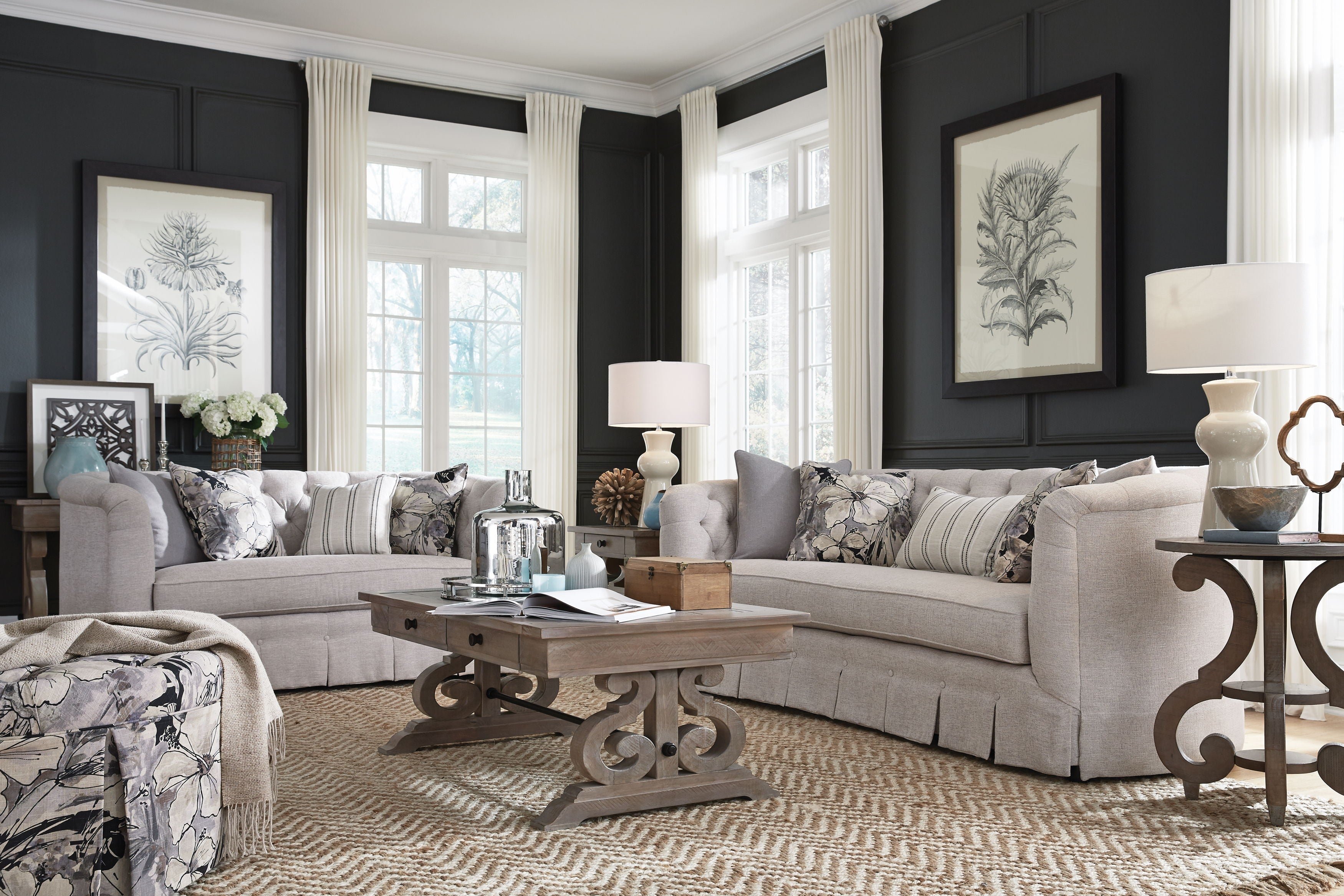 Tinley Park - Rectangular Sofa Table - Dove Tail Gray