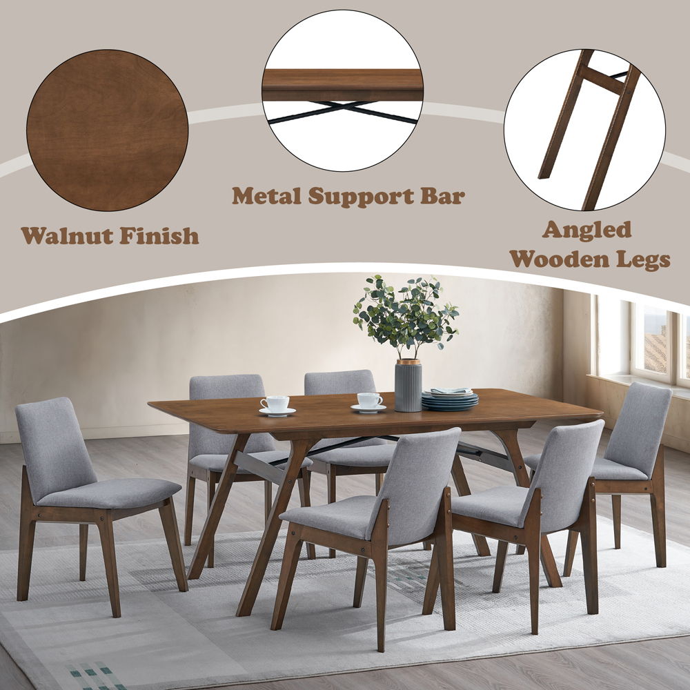 Kaela - Dining Table - Walnut