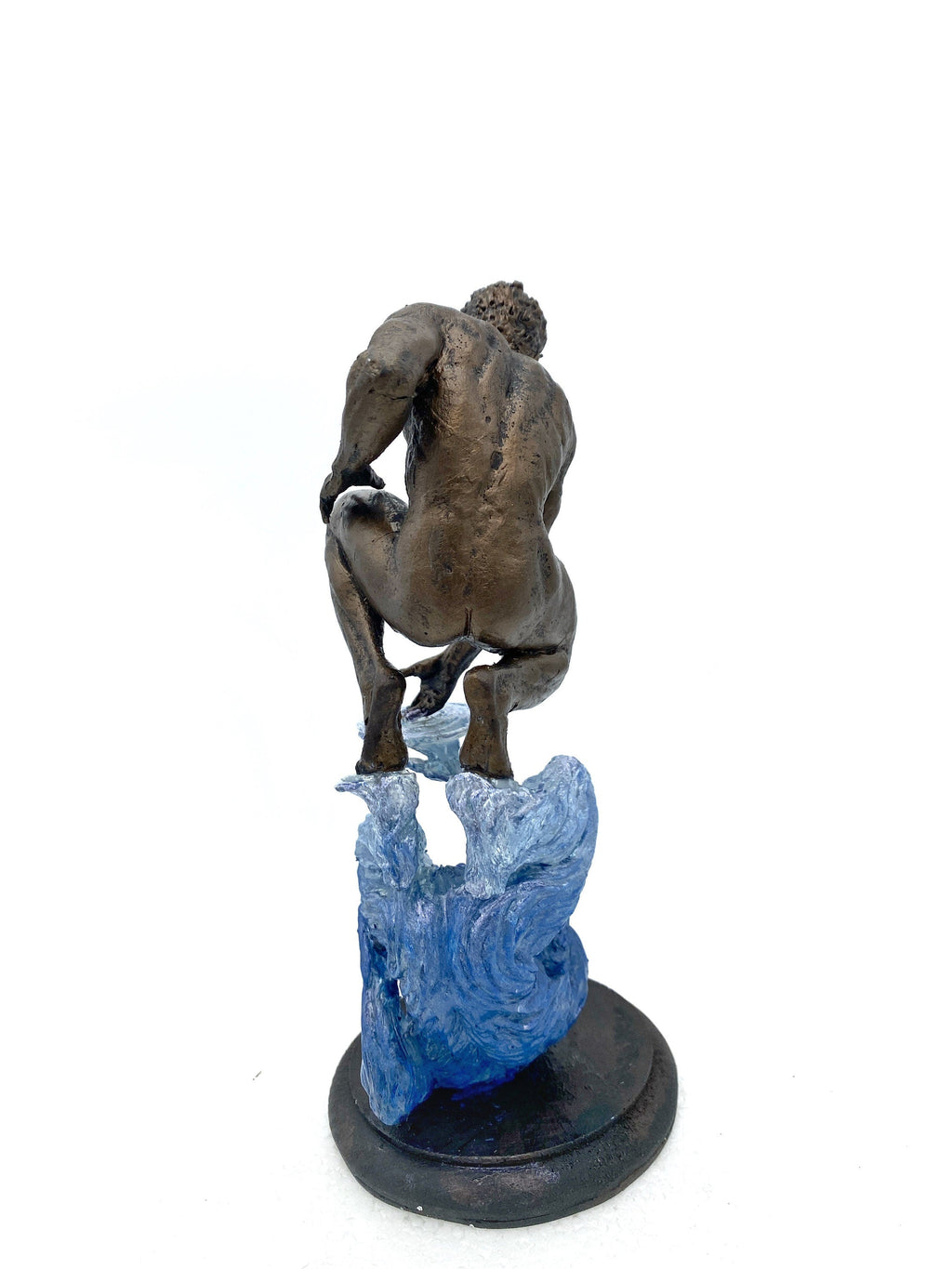 Narcissus' Reflection Statue: Introspection and Identity | Mythological Character Figurine |Myths and Legends Statue |Fantasy Art Home Decor