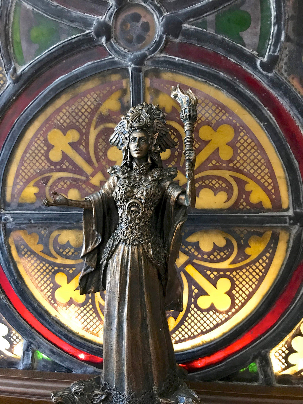 Hecate, Goddess of Witchcraft and Magic Statue, Half Scale | Pagan Mythical Goddess Figurine | Folklore Altar Statue for Gothic Home Decor