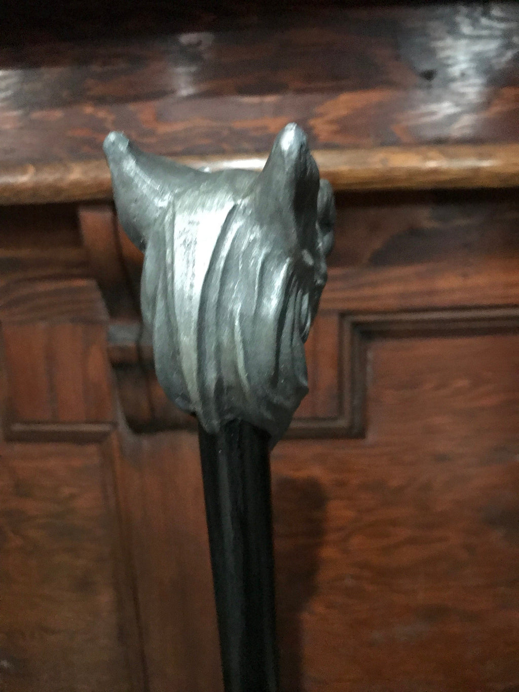 Griffin Cane, Hand Sculpted Walking Stick | Medieval Gothic Cane | Fantasy Cosplay Gryphon Head Cane, Gothic Accessory