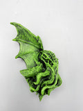 Cthulhu Magnet, Hand Painted Resin Sculpture | Mythic Lovecraftian Decor | Cthulhu Magnet for Gamer and Gothic Decor