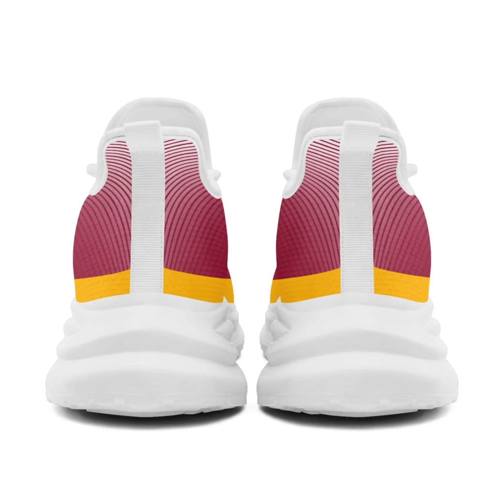 Personalized Company Logo Print Sneakers, Custom Lightweight Sneakers Workplace Walking Shoe