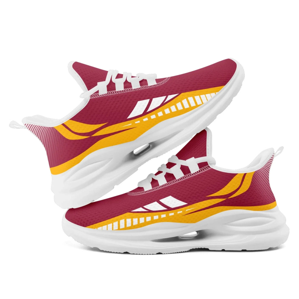 Personalized Company Logo Print Sneakers, Custom Lightweight Sneakers Workplace Walking Shoe