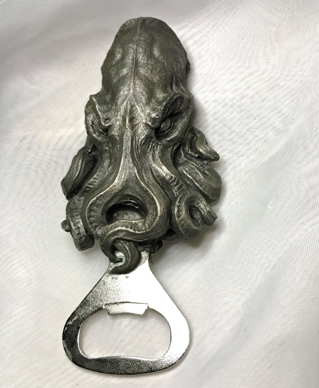 Cthulhu Bottle Opener, Hand Painted Resin | Gothic Cthulhu Barware, Lovecraftian Tentacle Bottle Opener | Fantasy Gothic Barware Gift